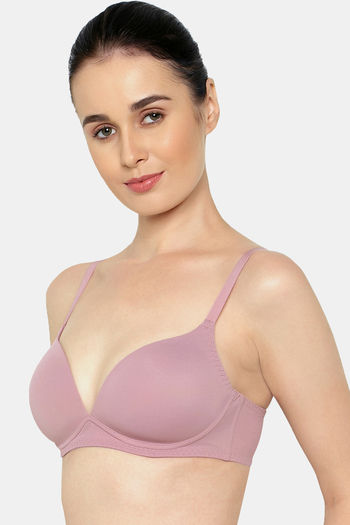 Buy Zivame Padded Non Wired Full Coverage Mastectomy Bra - Black at Rs.798  online