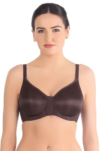 Buy Triumph Single Layered Wired Full Coverage Minimiser Bra - Brown at  Rs.650 online
