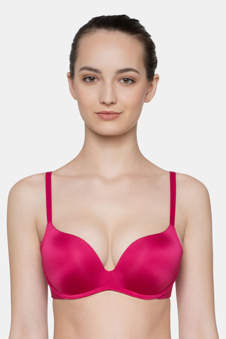 Buy Triumph Padded Wired Medium Coverage Push-Up Bra - Electric