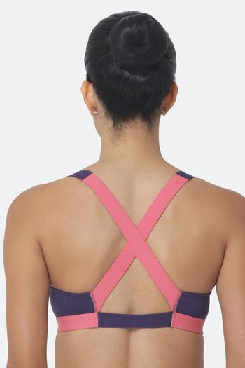 Buy Triumph Padded Non Wired Full Coverage Pretty Back Bra - Purple at  Rs.999 online