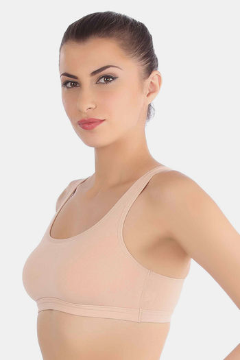 Buy Triumph Double Layered Non Wired Medium Coverage T-Shirt Bra