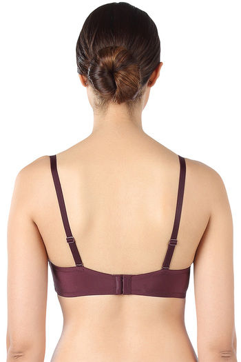 Buy Triumph Padded Wired Full Coverage Cami Bras Bra - Wine at Rs.1599  online