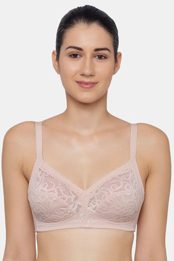 Buy Triumph Double Layered Non Wired Medium Coverage T-Shirt Bra - Neutral  Beige at Rs.1699 online