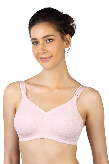 Buy Triumph Double Layered Non Wired Full Coverage Maternity / Nursing Bra  - Skin at Rs.999 online
