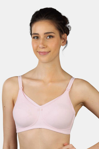 cotton wireless nursing bra