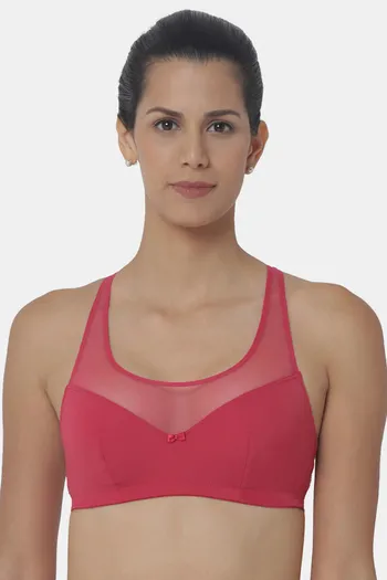 Buy Triumph Padded Non Wired Medium Coverage Pretty Back Bra - Berry at  Rs.1169 online