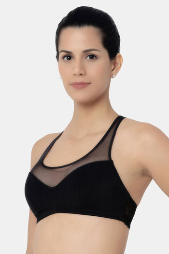 Buy Triumph Padded Non Wired Medium Coverage Pretty Back Bra - Berry at  Rs.1169 online