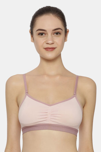 Triumph Single Layered Non Wired Full Coverage Super Support Bra - Skin