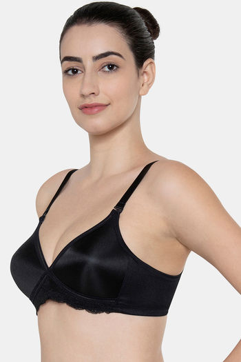 Buy Triumph Padded Non Wired Full Coverage Sag Lift Bra - Black at Rs.1439  online