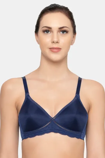 Buy Triumph Padded Non Wired Medium Coverage Sag Lift Bra - Deep Water