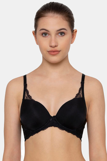 vassarette women's lace padded push up bra