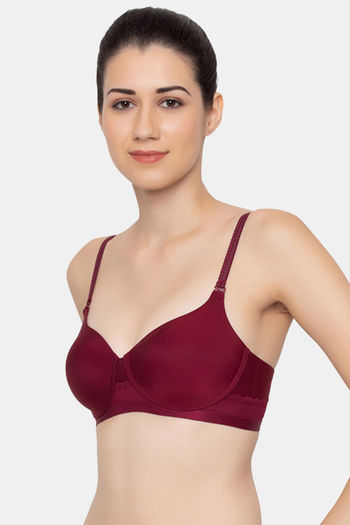 TRIUMPH Soft Invisible Women T-Shirt Lightly Padded Bra - Sweet
