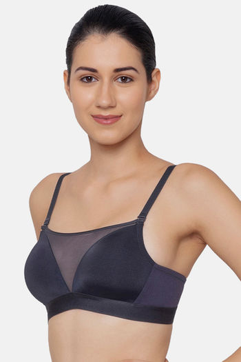 Buy Triumph Padded Non Wired Full Coverage T-Shirt Bra - Graphite at  Rs.1699 online