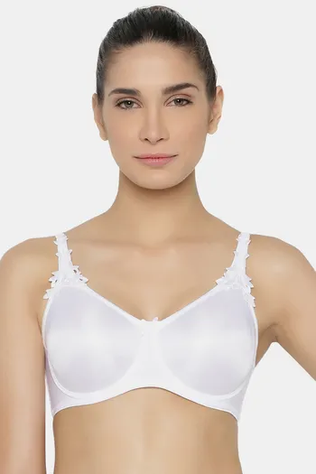 Buy Triumph Single Layered Wired Full Coverage Minimiser Bra - White at  Rs.1499 online