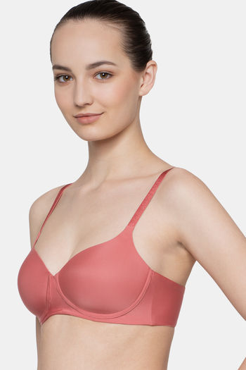 Buy Triumph Padded Non Wired Medium Coverage T-Shirt Bra - Baroque Rose at  Rs.1619 online