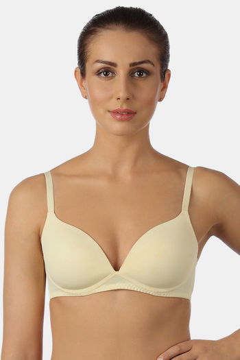 Buy Triumph Padded Non Wired Medium Coverage T-Shirt Bra - Crystal Lemon at  Rs.1299 online