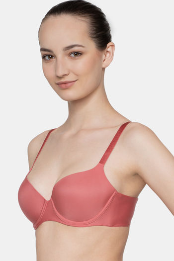 Triumph Padded Wired Medium Coverage T-Shirt Bra - Baroque Rose