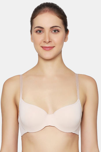 Buy TRIUMPH Red Womens Solid Padded Underwired Push Up Bra