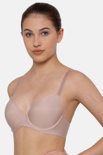 Triumph Padded Wired Medium Coverage Push-Up Bra - Pink Pearl