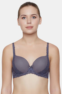 Buy Triumph Women Peony Charm Lace Detailed Padded Wired Everyday Bra- Pebble Grey