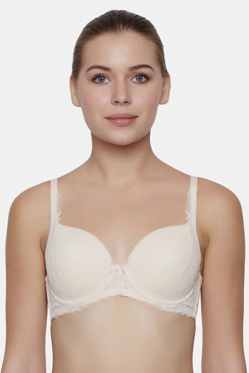 InnerSense Organic Cotton Anti Microbial Laced Cushioned Padded Bra (Pack  Of 2) - Assorted