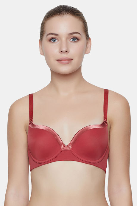 Buy Triumph Padded Non Wired Medium Coverage Push-Up Bra - Black at Rs.1709  online