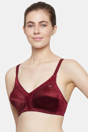 Buy Triumph Single Layered Non Wired Full Coverage Sag Lift Bra - Woodrose  at Rs.500 online