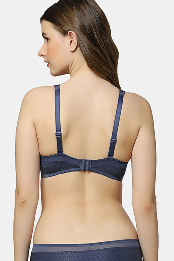 Buy Triumph Double Layered Wired Medium Coverage Minimiser Bra - Crown Blue  at Rs.2159 online