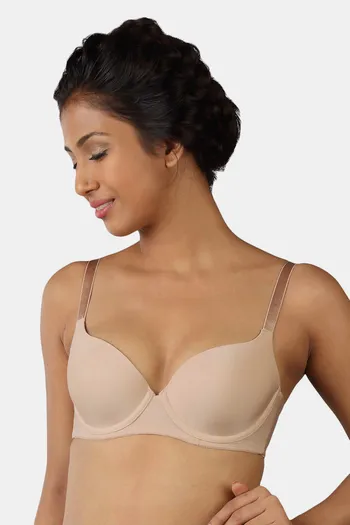 Buy Triumph Padded Non Wired Medium Coverage T-Shirt Bra - Pink Pearl at  Rs.950 online