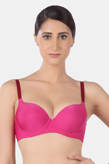Buy Zivame Disco Push-Up Wired Medium Coverage Bra - Anthracite at Rs.599  online