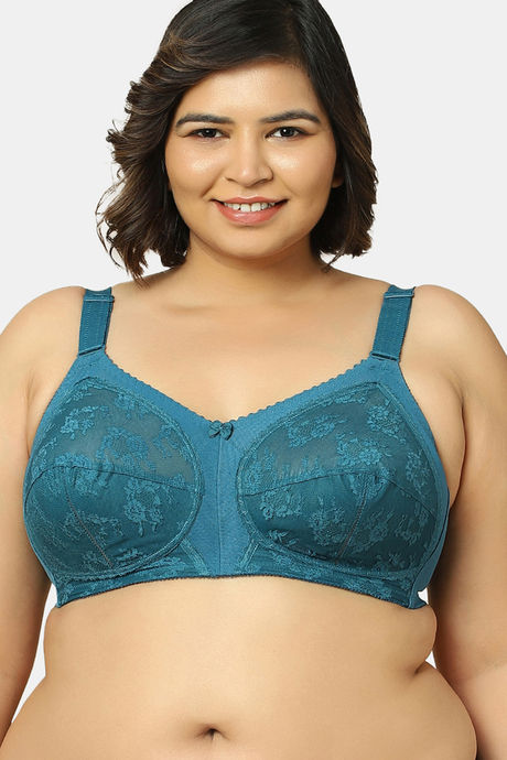 Buy Bra,Top Lady Bra for Women, Double Layer Cloth, Hosiery Material,  Lingerie, Without Padded, TL - 51, Navy Blue Colour & Size - 32. at
