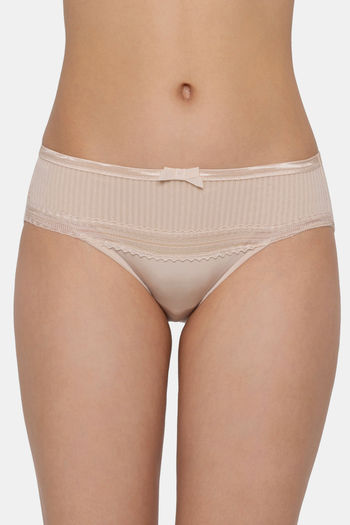 Buy Triumph Medium Rise Three-Fourth Coverage Hipster Panty - Nude Beige