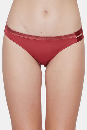 Buy Triumph Medium Rise Three-Fourth Coverage Bikini Panty - Cinnabar