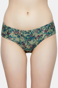 Buy Triumph Mid Rise Chafefree Hipster Panty - Green Dark Combination