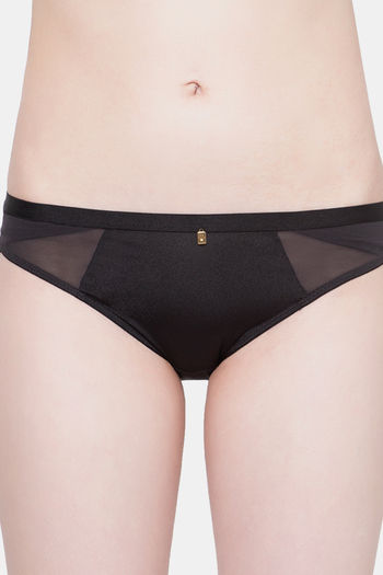 Buy Triumph Mid Rise Chafefree Hipster Panty - Black
