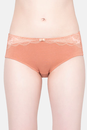 Buy Triumph Mid Rise Chafefree Hipster Panty - Rust