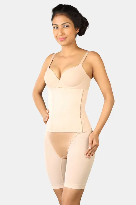 Buy Triumph High Control Full Coverage Back Smoothening With Trenslo boning  Tummy and waist shaping Vest - Beige at Rs.1899 online