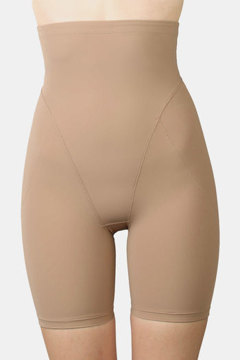 Triumph Shape Sensation 76 With High Waist Extra Shaping Tummy And Thigh  Control Shapewear - Bronce Brown
