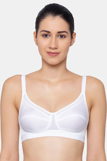 Buy Triumph Triaction 64 Wireless Non Padded Comfortable Support Bra - White