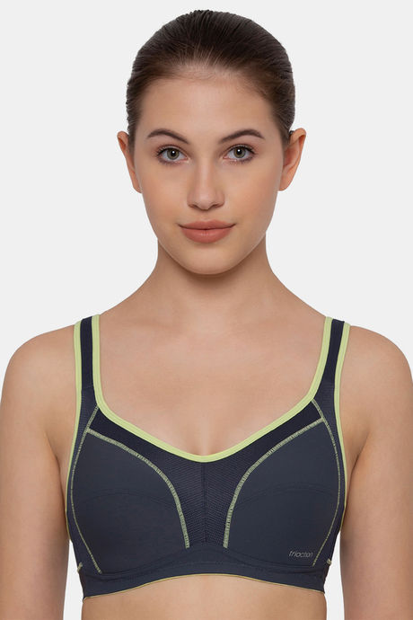 Zelocity Quick Dry Sports Bra With Removable Padding - Anthracite