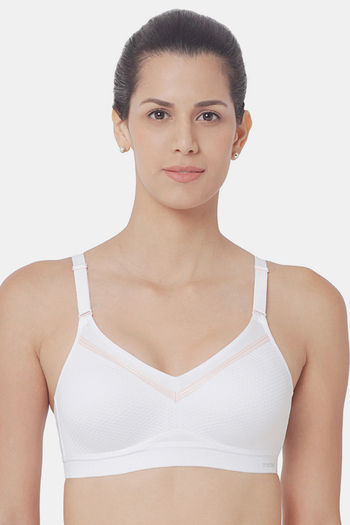 Buy Triumph Triaction Free Motion Padded Wireless High Bounce Control Big-Cup Sports Bra - White