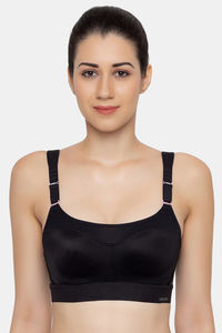 Buy Triumph Triaction Control Lite Bounce Control Wired Padded Sports Bra - Black