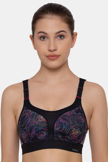 Buy Triumph Triaction Lite Non Padded Wireless Extreme Bounce Control Sports  Bra - Black Combo at Rs.960 online