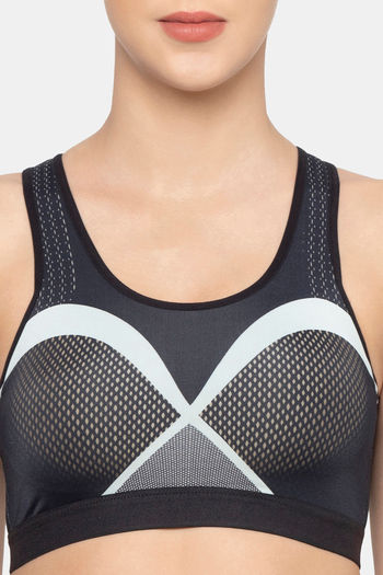 Buy Triumph Triaction Knit Motion Pro Padded Wireless Extreme Bounce  Control Sports Bra - Black Combo at Rs.2429 online