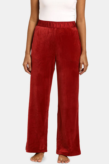 Buy Triumph Super Soft Polyester Loungewear Bottom - Mannish Red