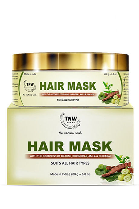 Buy Tnw The Natural Wash Hair Mask With A mla Bhringraj & Shikakai For Dry And Damaged Hair - 200 G at online | Beauty online Buy Tnw The Natural Wash Hair Mask With A mla Bhringraj & Shikakai For Dry And Damaged Hair - 200 G at online | Beauty online