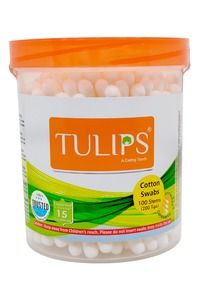 Buy Tulips Cotton Swabs - Jar 100's