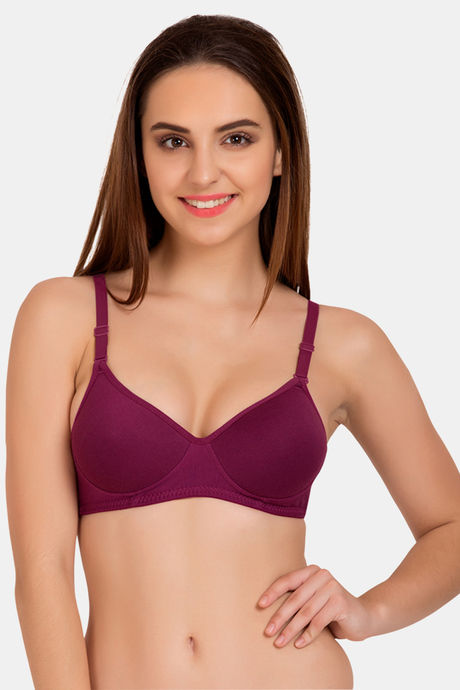 Buy Tweens Padded Wirefree Full Coverage T-Shirt Bra - Beige at Rs.310  online