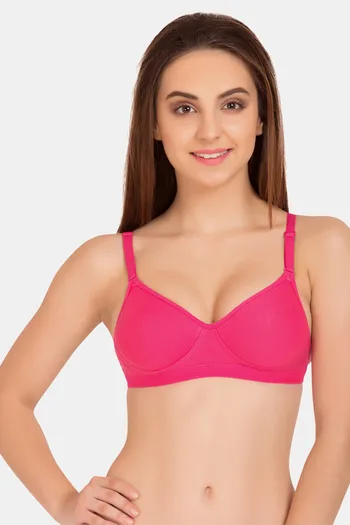 Buy Tweens Padded Wirefree Full Coverage T-Shirt Bra - Dark Pink at Rs.299  online