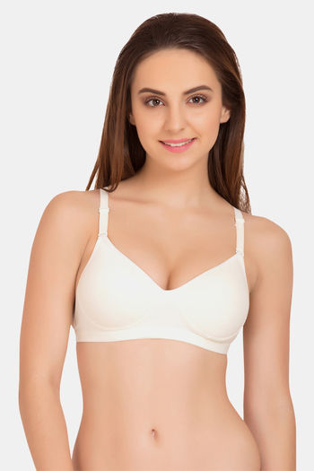 Buy Tweens Padded Wirefree Full Coverage T-Shirt Bra - White at Rs